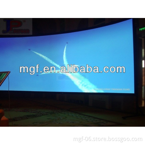 200Inch 16:9 3D Curved Fixed Frame Projector Screen for Cinema